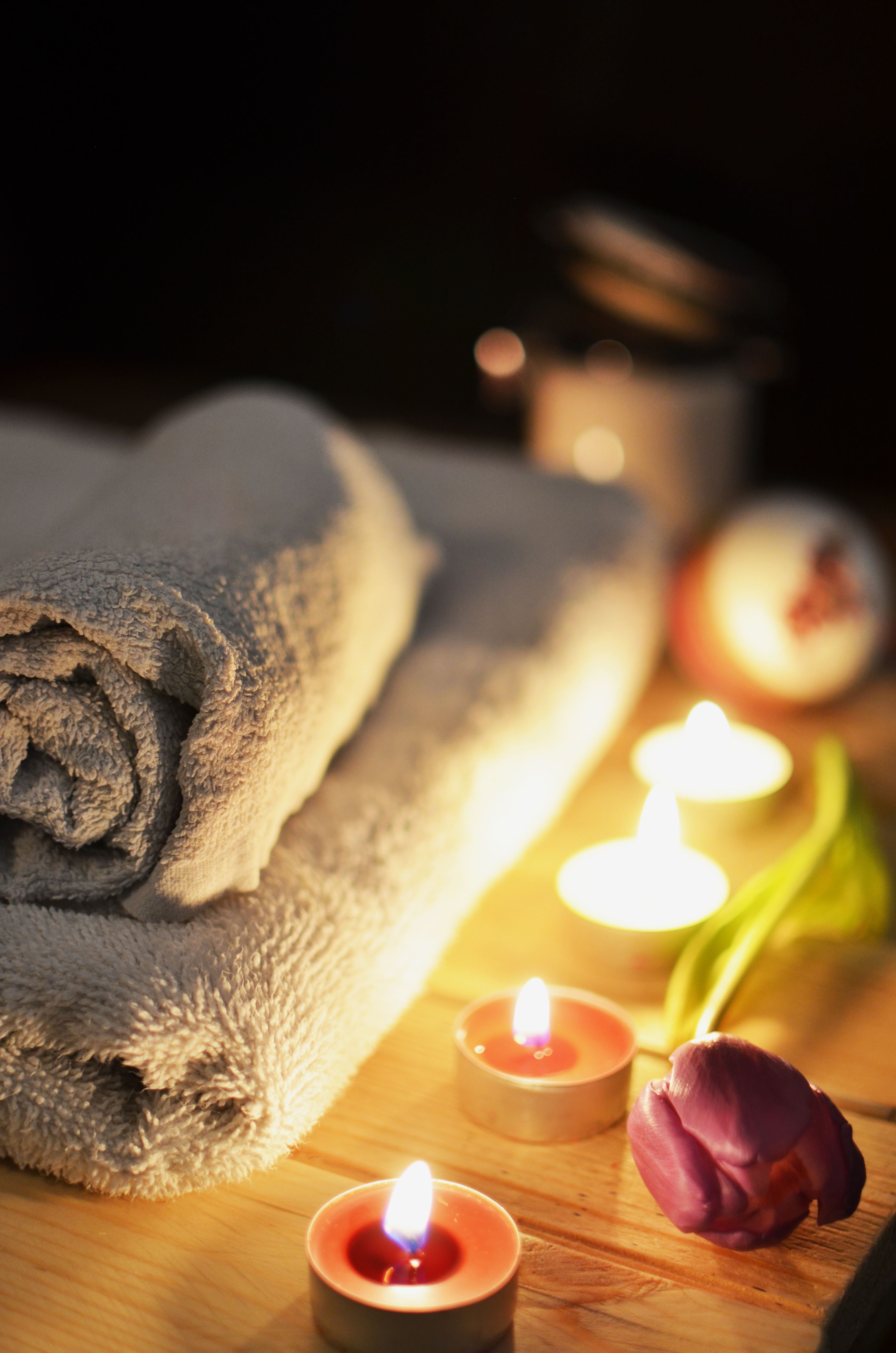 Calming Ayurvedic treatment ritual